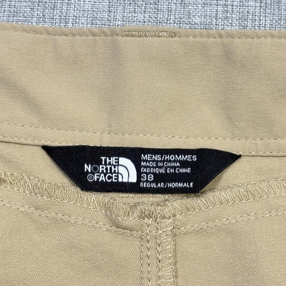 The North Face Shorts Mens 38 Beige Athletic Softshell Hiking Stretch 9 Inseam - Picture 2 of 10